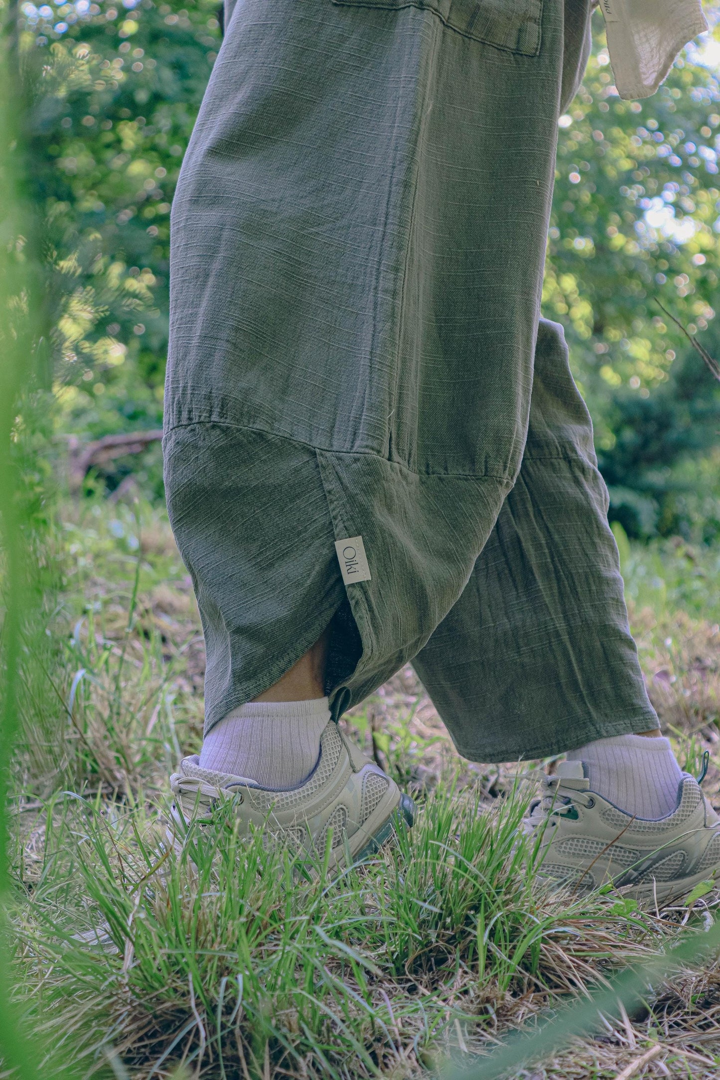 Boho Cotton linen Wide Leg Pants 100% Natural V-Cut Baggy Fit | Handmade Hippie Trousers | Skin-Friendly | Breathable Bohemian Clothing
