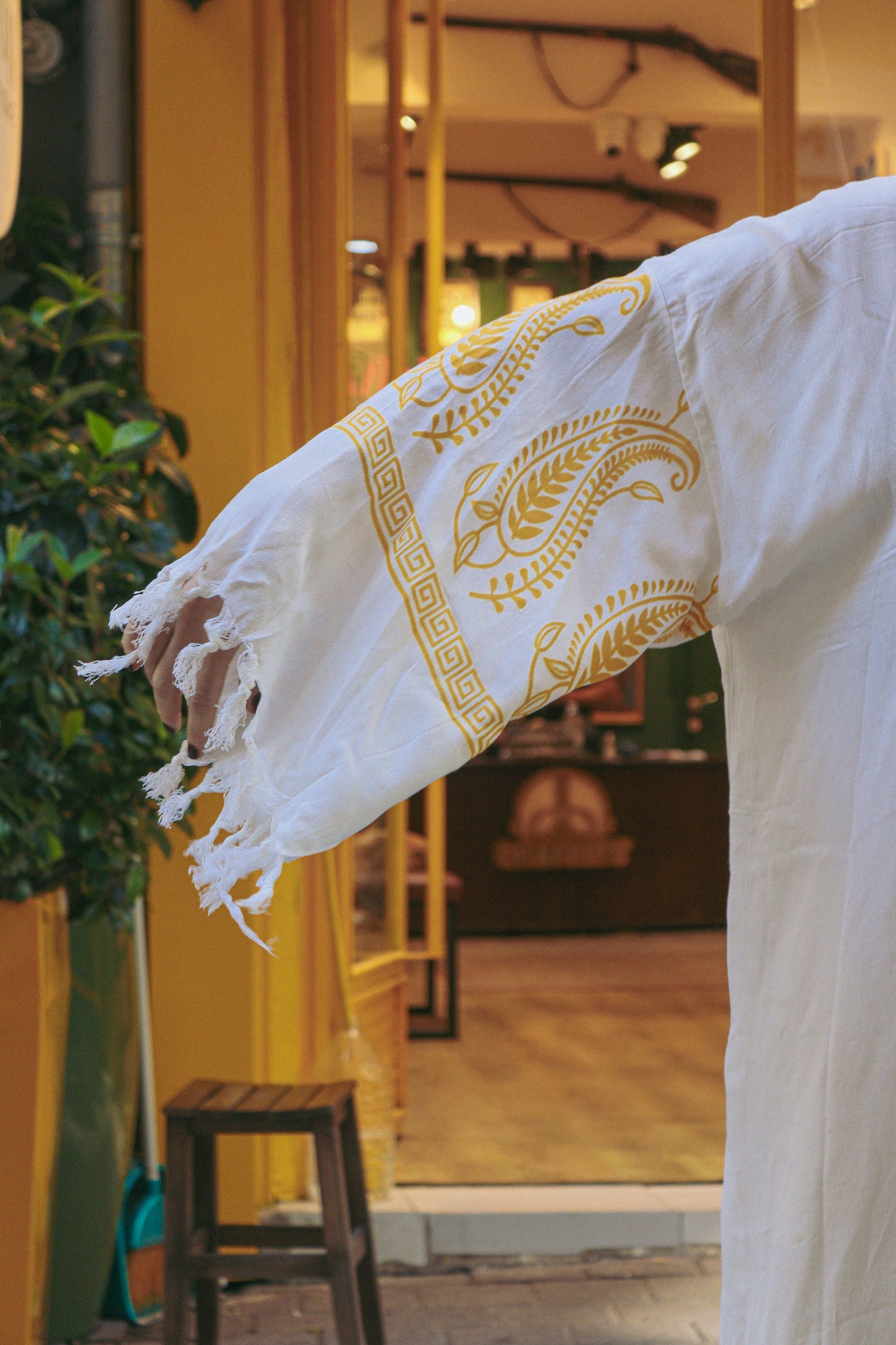 Solara Desenli Bohem Kimono