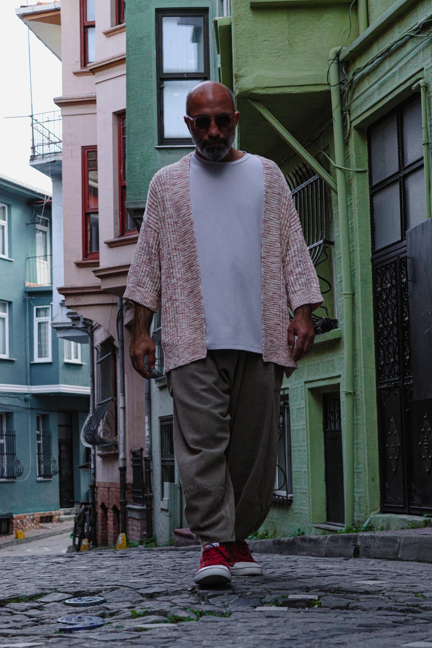 Unisex Boho Knit Cardigan | Chunky Kimono Sweater | Cozy Fall Winter and Gift
