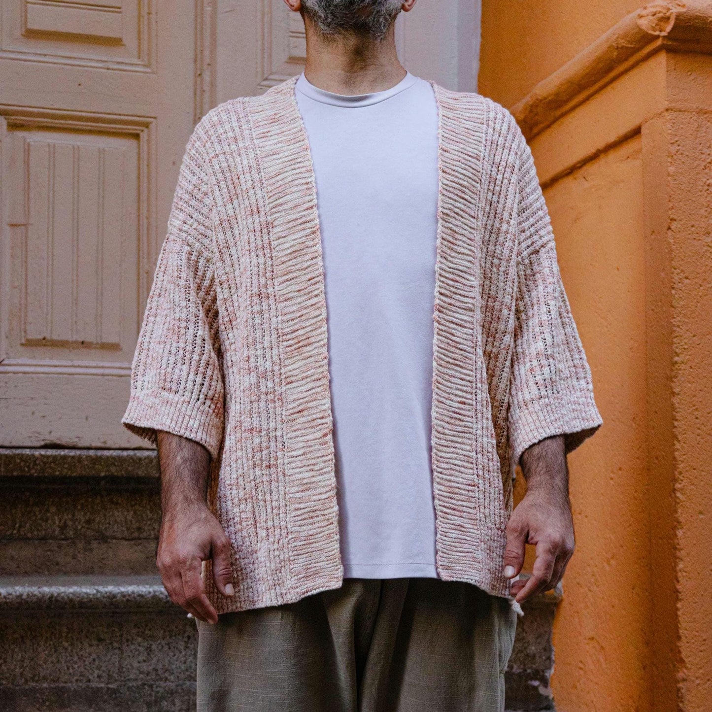 Unisex Boho Knit Cardigan | Chunky Kimono Sweater | Cozy Fall Winter and Gift