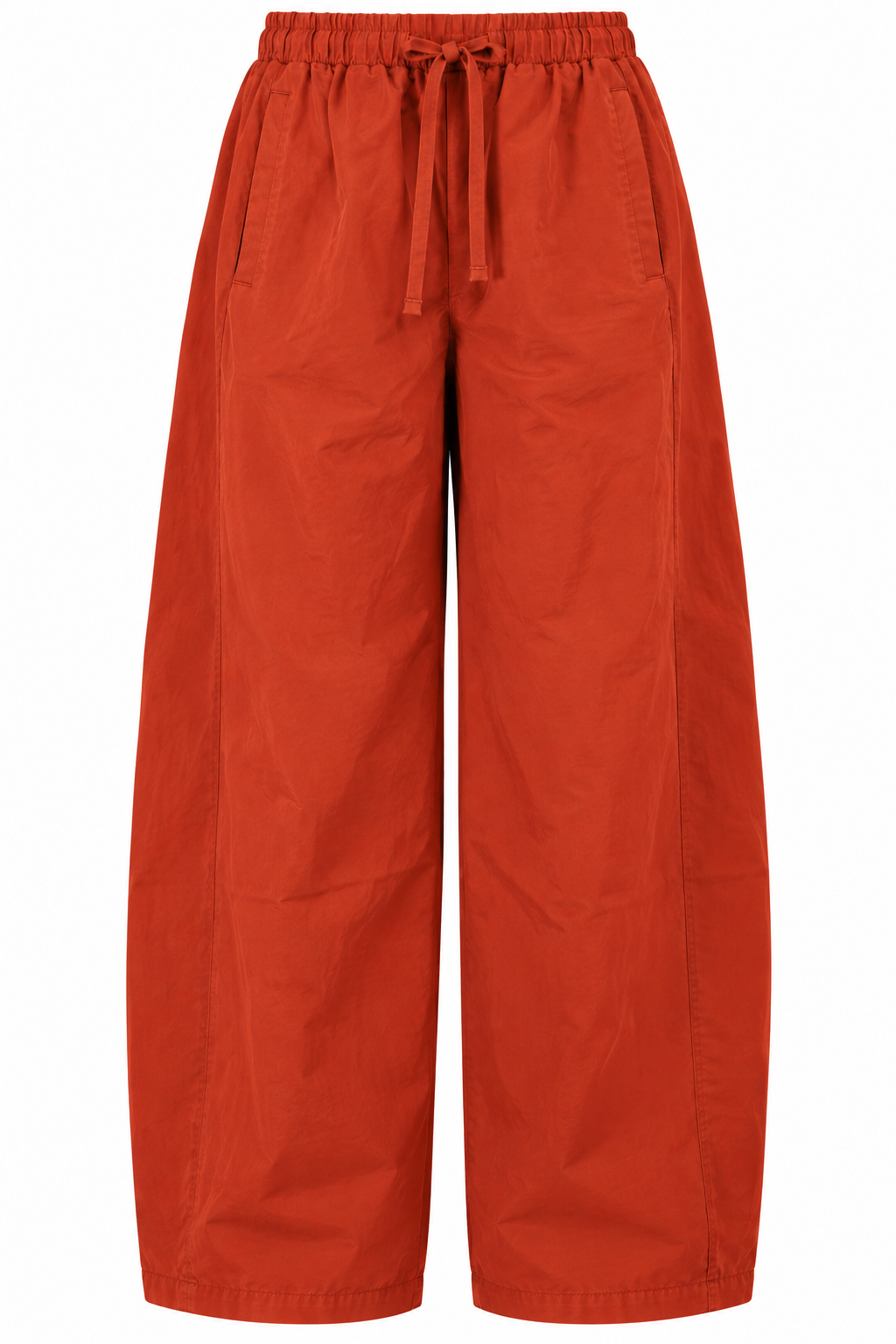 Turuncu Geniş Paça Pantolon