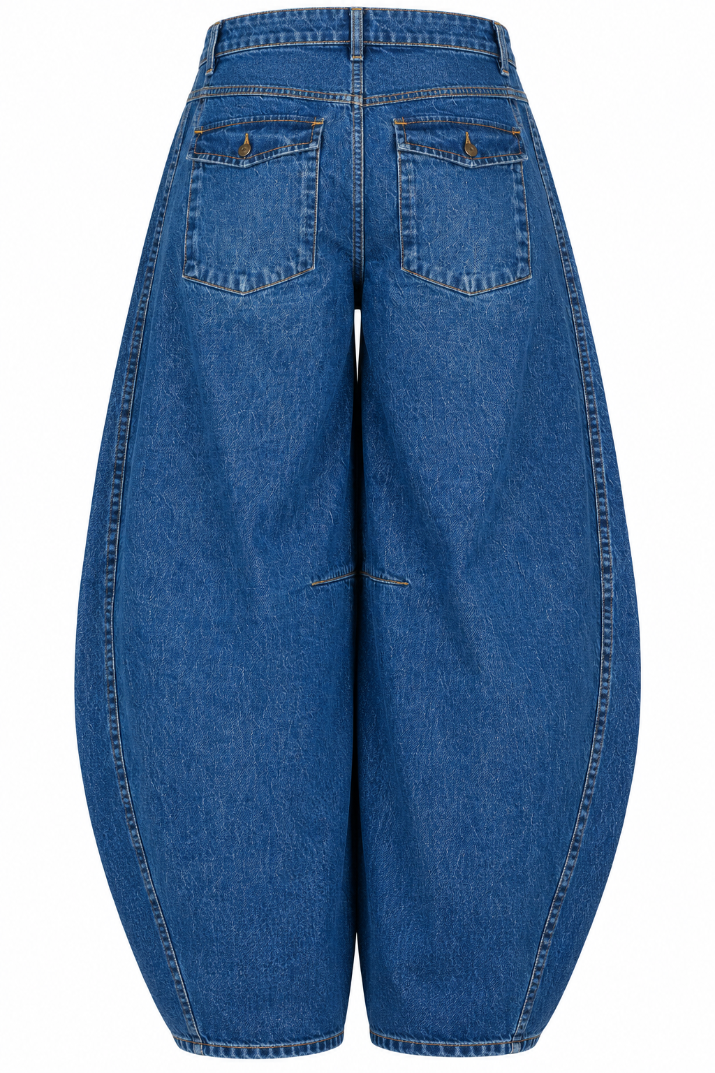 Mavi Kot Balloon Baggy Pantolon